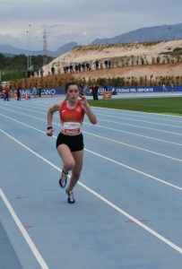 100 m.l. -> Rocío Bedmar García con 15.45